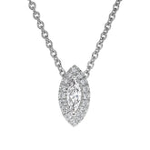 Marquise Cut Diamond Pendant - Dracakis Jewellers
